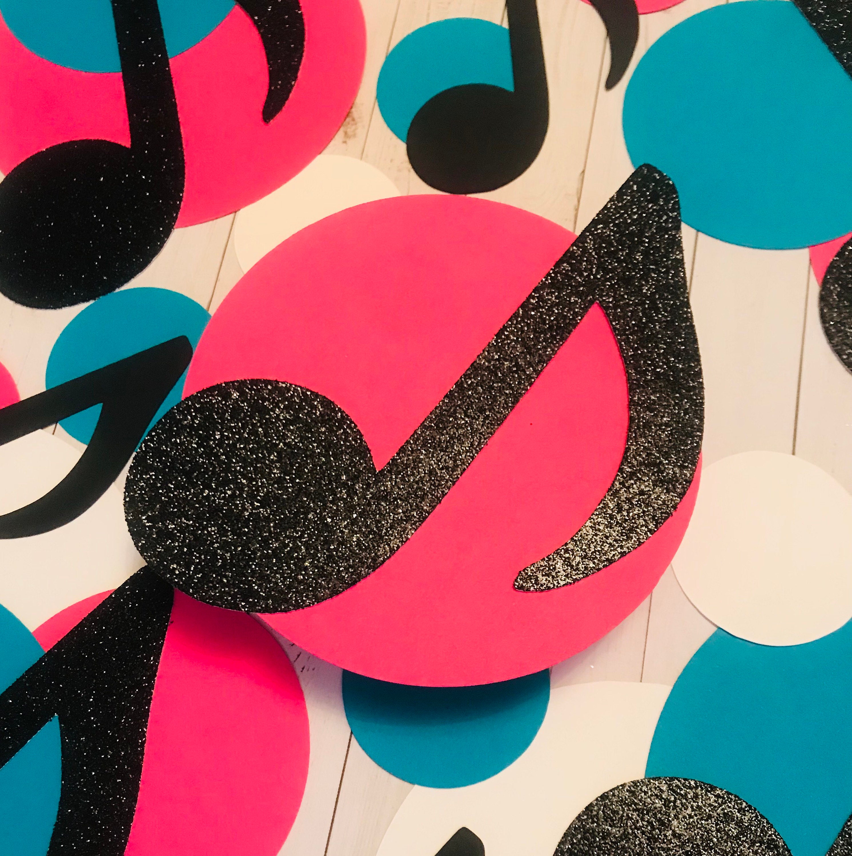 Tik Tok Inspired Table Confettitik Tok Backdrop Confettitik Etsy