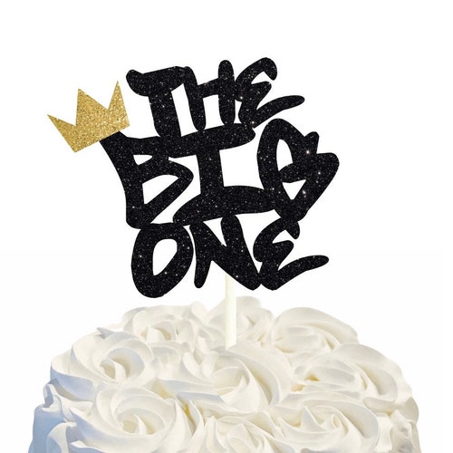 12 the Big One Cupcake Toppersfirst Birthdaythe Notorious Etsy