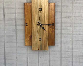 Hand made wall clock.