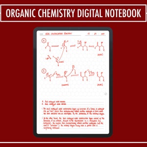 Organic Chemistry Notebook Graph Printable Paper | Chemistry Gift; Science Gift, Graph Paper Notebook; Science Notebook; School Notebook