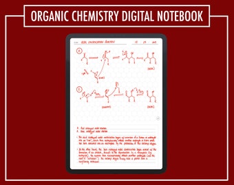 Organic Chemistry Notebook Graph Printable Paper | Chemistry Gift; Science Gift, Graph Paper Notebook; Science Notebook; School Notebook