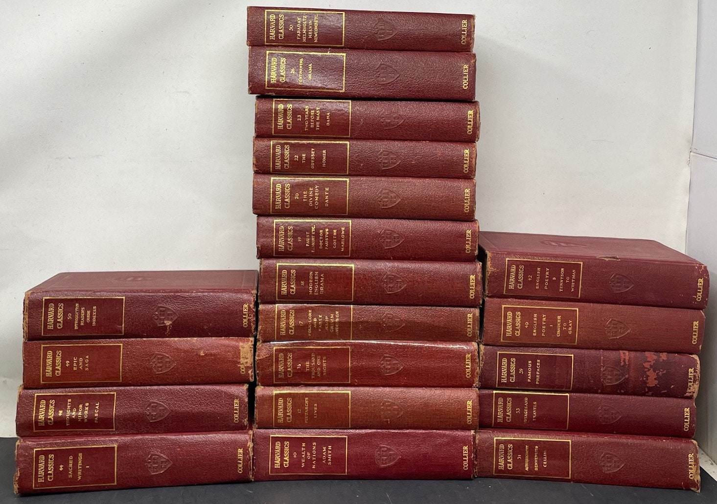 Collection 20 Vols. Harvard Classics P.F. Collier First Edition