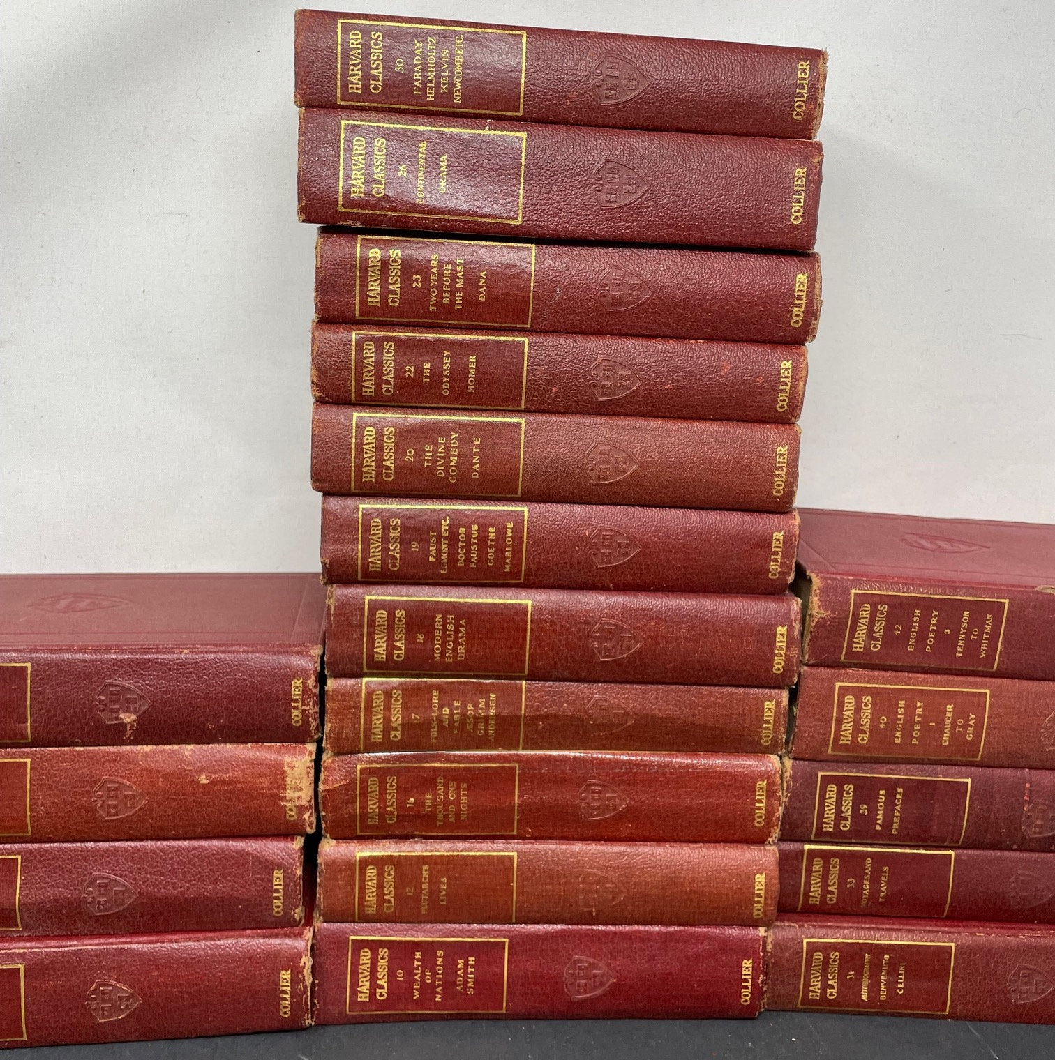 THE HARVARD CLASSICS 20巻 Collection 20 Vols. Harvard Classics P.F. Collier First Edition