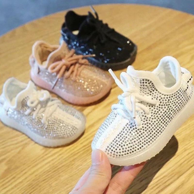 Rhinestone Baby Shoe - Etsy