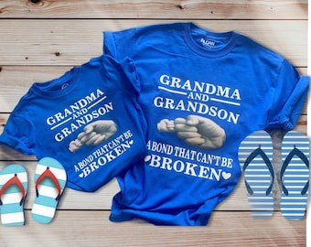 GrandMa and GrandSon Matching Shirts