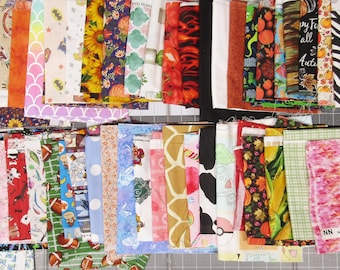 Fabric Scraps, 100% cotton, Fabric Scrap Pack, Large Pieces Scraps