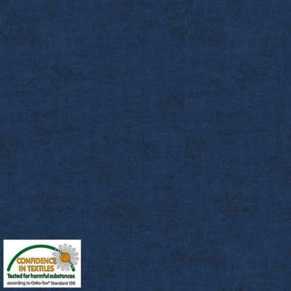 Melange Basic - 602 Dark Blue by Stof Fabrics, , Fabric by the Yard, 100% Quilt Cotton