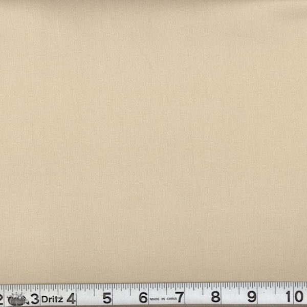 Sand - Dream Cotton Solid, 100% Cotton, Fabric By The Yard, Tan