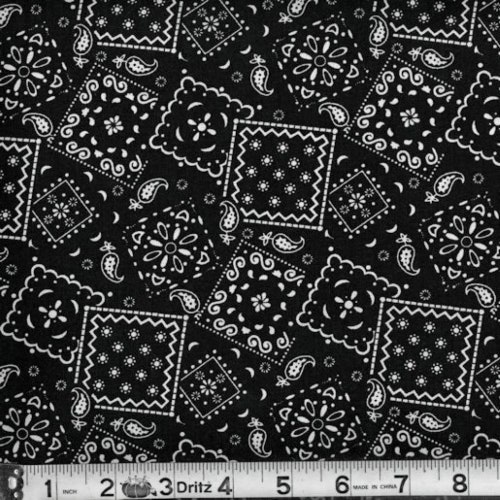100 Cotton Bandana Fabric Etsy