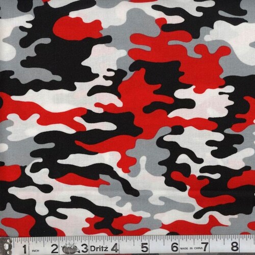 Pink Camo Fabric by the Yard Cotton Pink Camouflage Fabric Etsy
