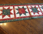 Christmas Star Table Runner Pattern PDF by Simpson Designs Studio, Digital Pattern