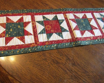 Christmas Star Table Runner Pattern PDF by Simpson Designs Studio, Digital Pattern