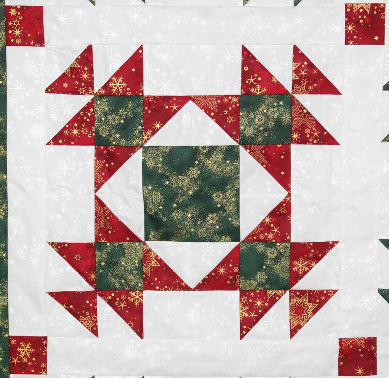 Christmas Lap Quilt Pattern PDF by Simpson Designs Studio Etsy