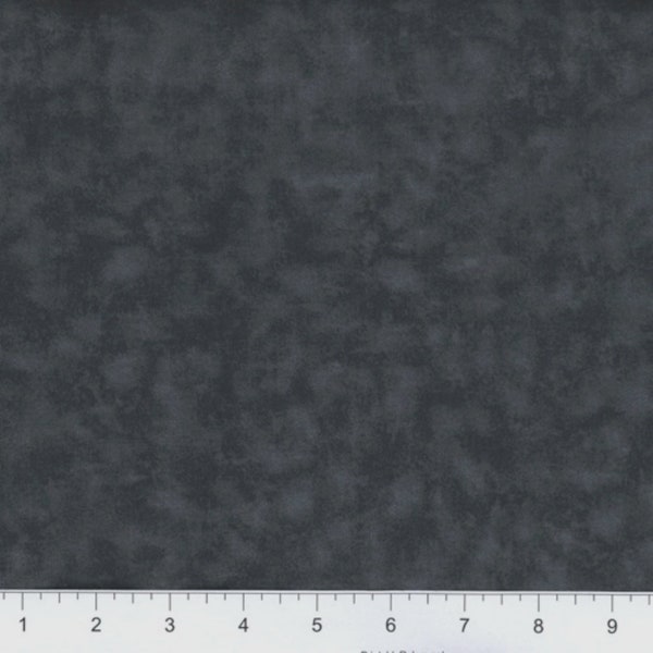 Charcoal Gray Mottled Fabric, Fabric By The Yard, 100% Cotton