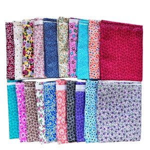 100 Pieces Floral Calico 5 Inch Squares Pre-cut 100% Cotton Quilt Fabric, Charm Pack image 3