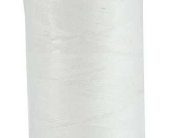 Coats & Clark Machine Quilting Thread, 1200 yds, 30wt, White