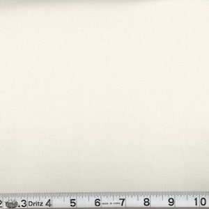 Natural - Dream Cotton Solid, 100% Cotton, Fabric By The Yard, Off White