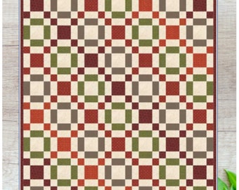 Framed Squares Quilt Pattern PDF by Simpson Designs Studio, Digital Pattern