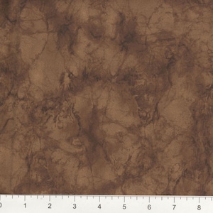Brown Marble, 100% Quilt Cotton, Fabric By The Yard