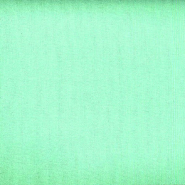 Mint Green - Dream Cotton Solid, 100% Cotton Fabric, Fabric By The Yard