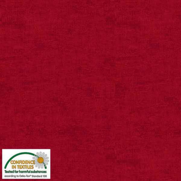 Melange Basic - 406 Red by Stof Fabrics, , Fabric by the Yard, 100% Quilt Cotton