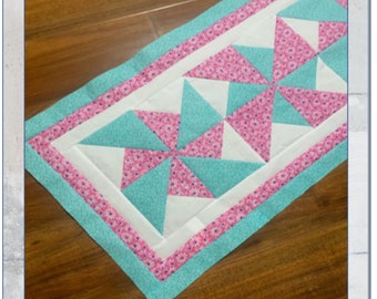 Double Pinwheel Table Runner Pattern by Simpson Designs Studio, Physical Pattern