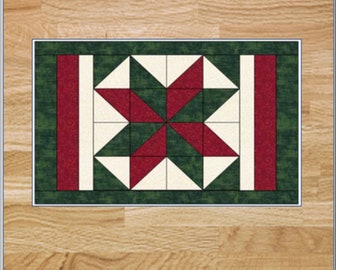 Patchwork Star Placemats Pattern PDF by Simpson Designs Studio, Digital Pattern
