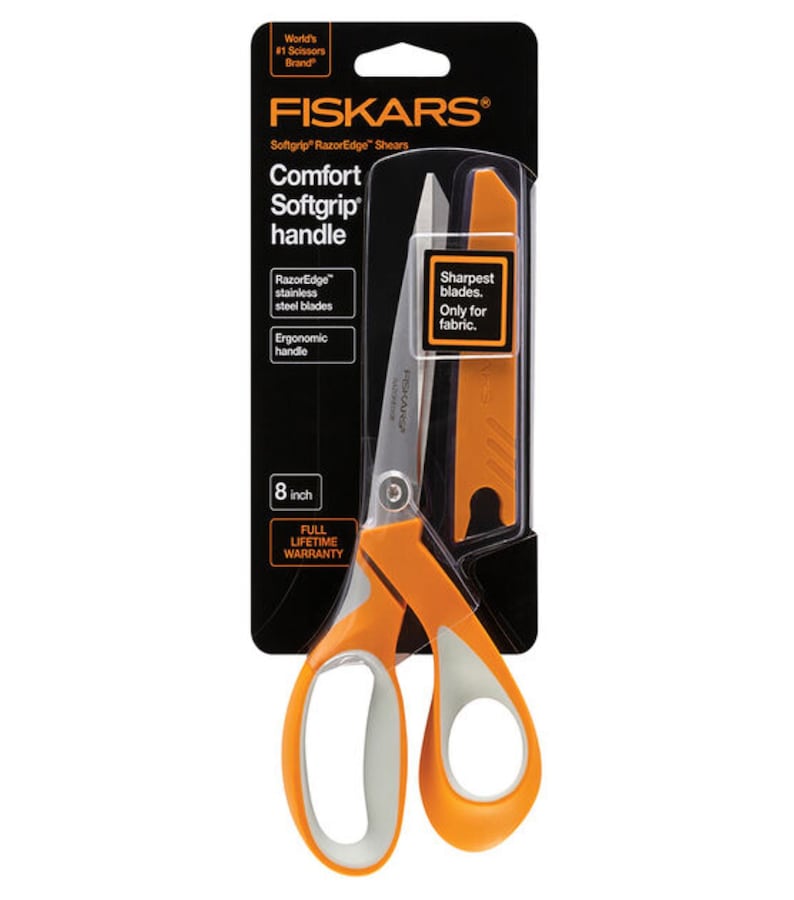Fiskars 8 Razor Edge Scissors Softgrip Ergonomic Handle Etsy