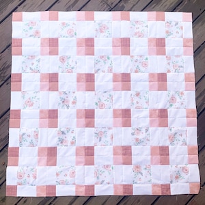 Floral Squares Quilt Pattern by Simpson Designs Studio, Physical Pattern