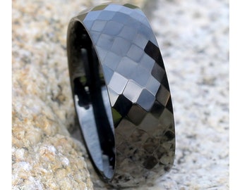 SOXEMAN Fede Nuziale Da Uomo, Anelli In Tungsteno, Da - Foto 5