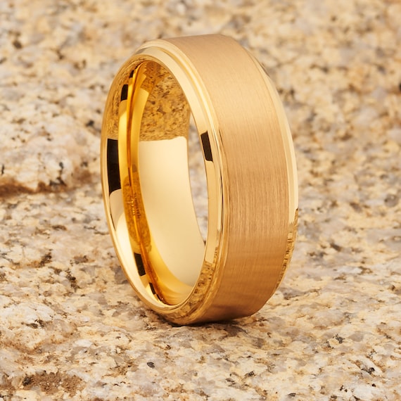 YAHOYA 2mm 4mm 6mm 8mm Carburo Di Tungsteno Anello In Acciaio - Foto 6