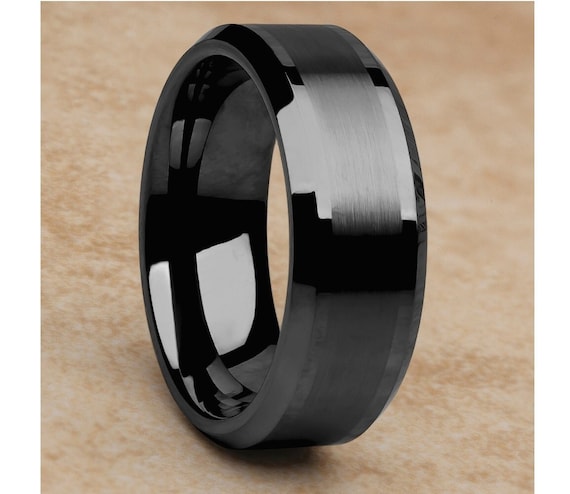 Gunmetal tungsten 2024 wedding bands