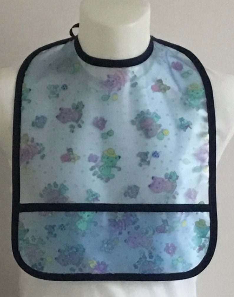 Plastic Bib Pvc Bib Adult Baby Bib Plastic Adult Baby Bib Etsy