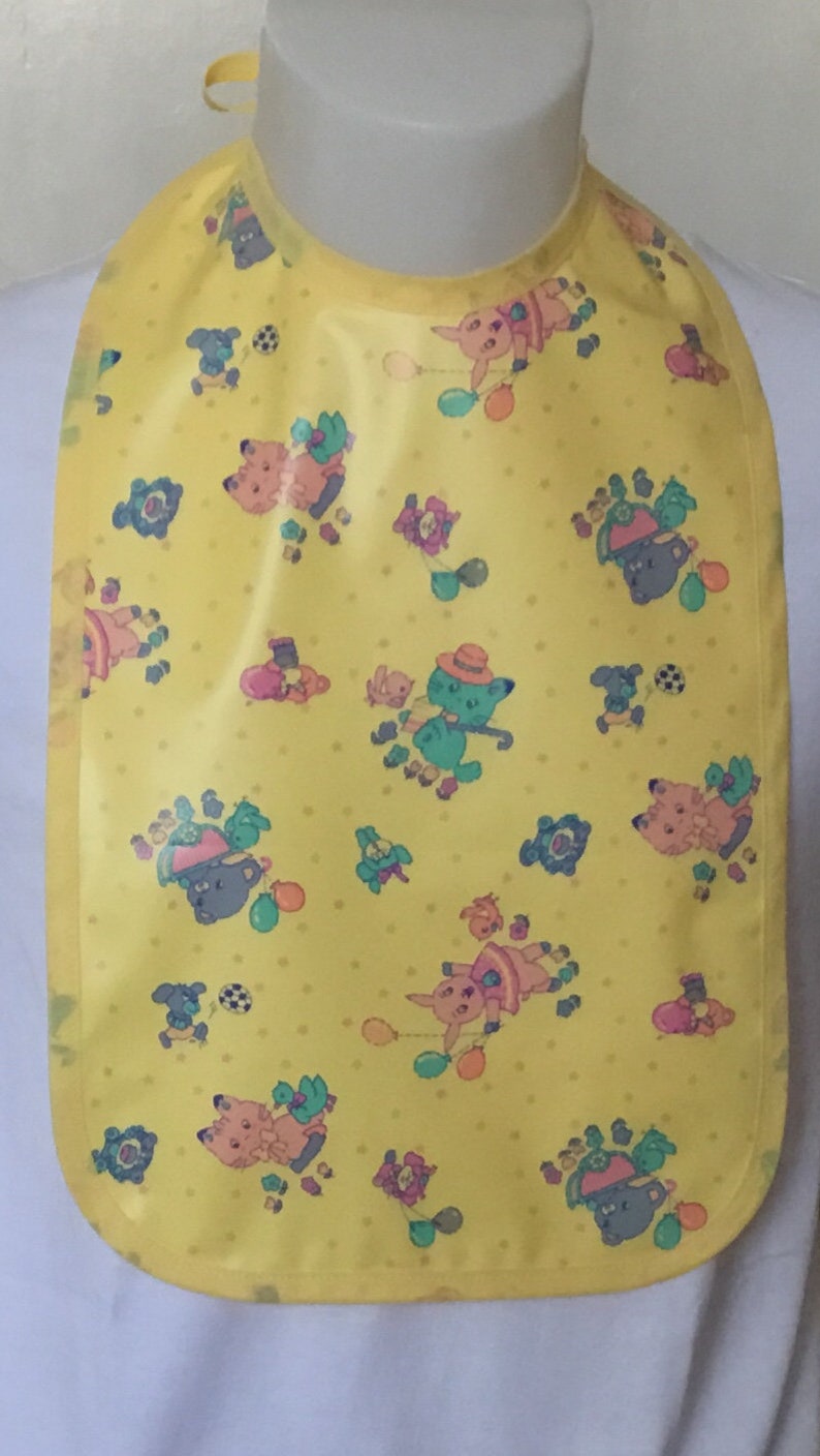 Plastic Bib Pvc Bib Adult Baby Bib Plastic Adult Baby Bib Etsy