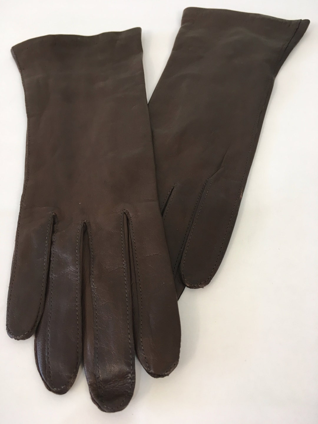 Wonderful Vintage Women's Grandoe Lined Leather Gloves - Etsy