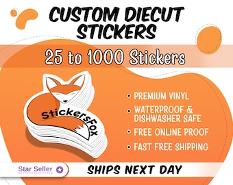 Custom Vinyl Stickers | Die Cut Stickers | Logo Stickers | Fast Shipping