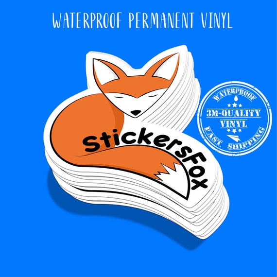 Custom Sticker Vinyl Sheets - Permanent Adhesive, Design & Preview Online