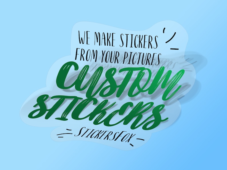 500 Custom Die Cut Vinyl Stickers Pack. Your Custom Vinyl Etsy