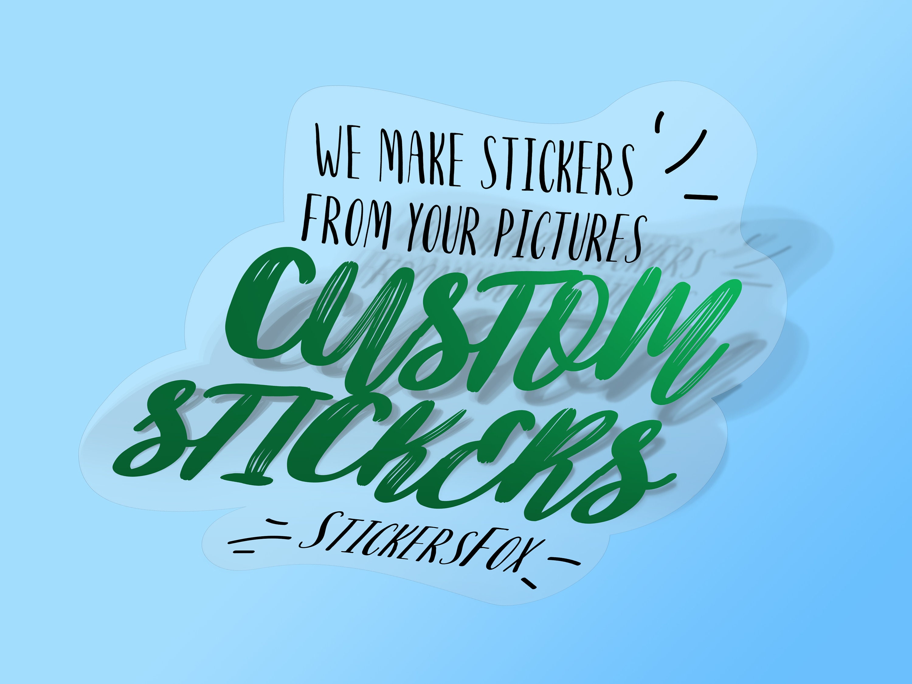 500 Custom Die Cut Vinyl Stickers Pack. Your Custom Vinyl Etsy