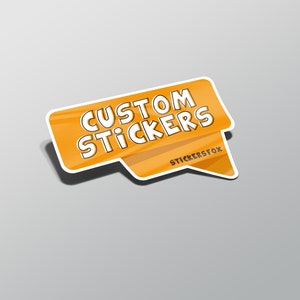 100 Custom Die Cut Vinyl Stickers Pack. Your custom vinyl sticker or decal cut to any shape. We make stickers from your pictures. image 7