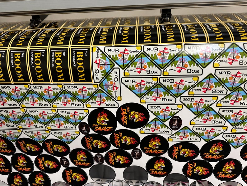 Elevate your style with custom stickers from Stickersfox. Choose from a variety of designs and sizes to personalize your belongings. Alt text: Vibrant custom stickers for personalization and self-expression.