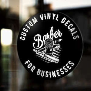 Custom Storefront Decals | Business Logo Stickers | Window Signs