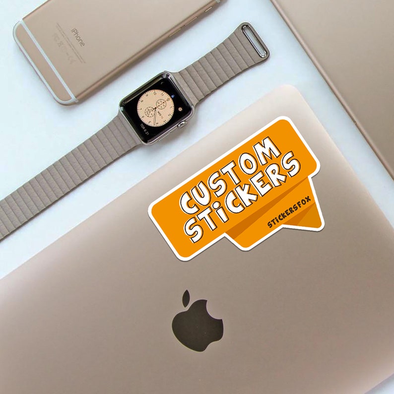 Custom Stickers Bulk Set. Logo Decals Printed on Waterproof Etsy