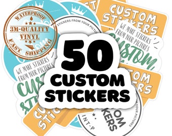 Vinyl custom sale stickers