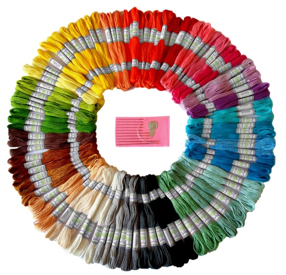 premium rainbow color embroidery