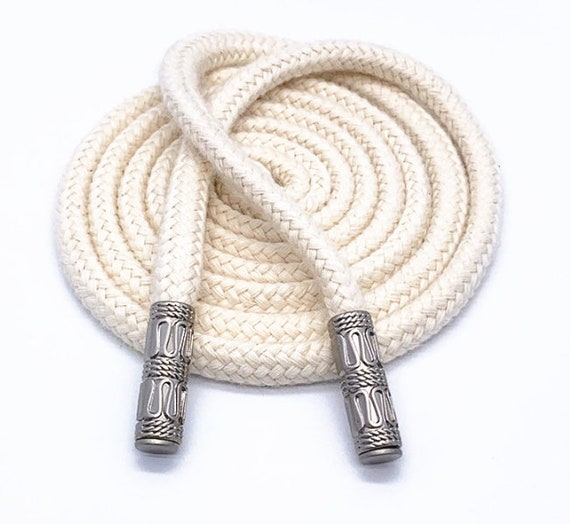 Braided Drawstring Cord White Hoodie Pants Shoes Belt 55/" Lot of 10