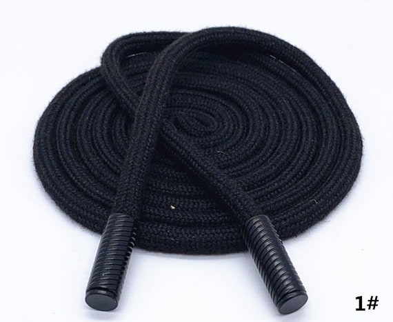 7 Mixed Color 55 Inch Round Braided Cotton Drawstring For Pants Hoodie Tie