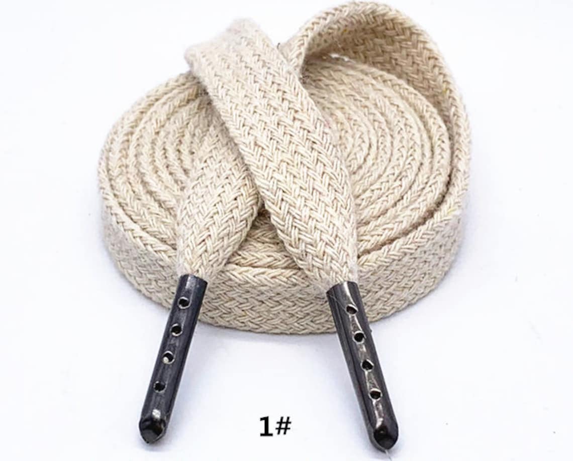 5 Mixed Color 55 Inch Flat Cotton Drawstring Cord For Garment Etsy