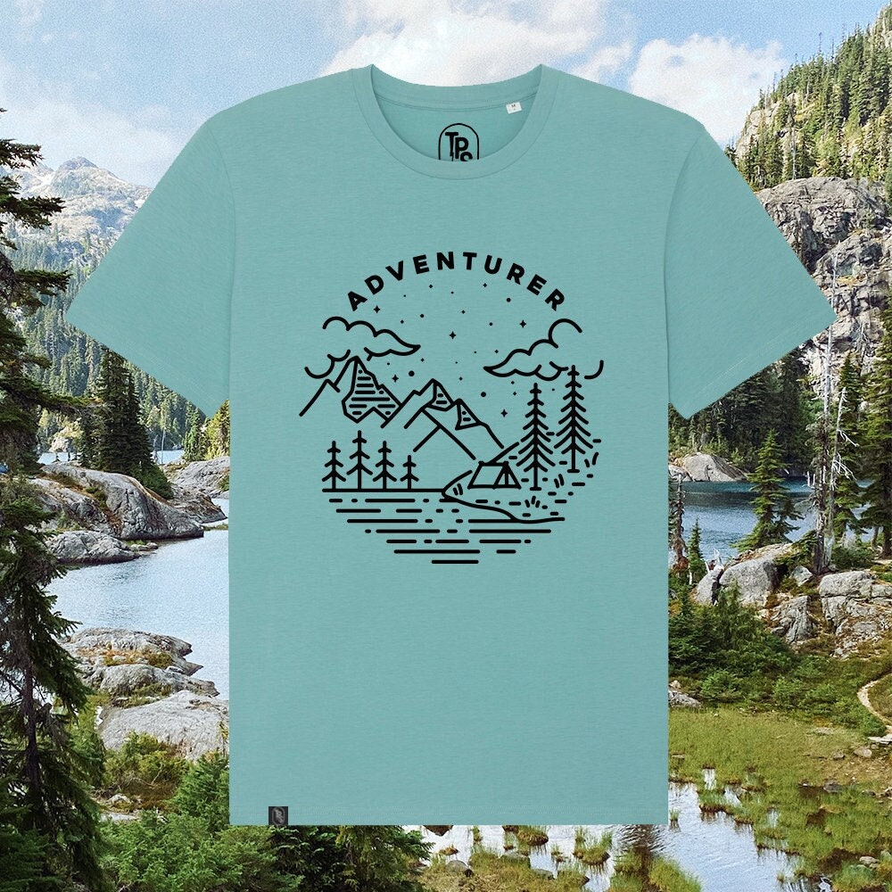 Adventure Mountain Themed T Shirt, Hiking Tees, Outdoor Shirts