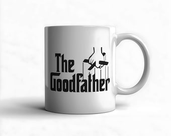 Goodfather Coffee Mug – Funny Father's Day Birthday Gift for Dad Custom Personalized Daddy
